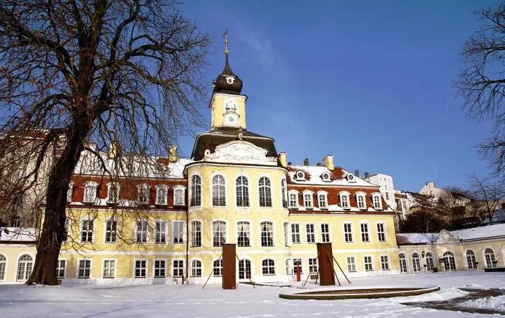 Gohliser Schlösschen in Leipzig im Winter
