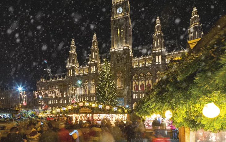 Wiener Rathaus im Advent