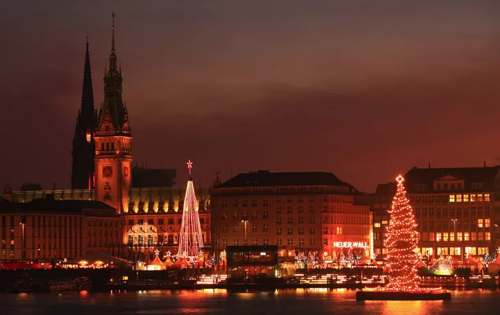 weihnachtliches Hamburg, Deutschland