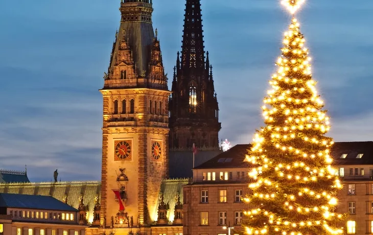 weihnachtliches Hamburg, Deutschland