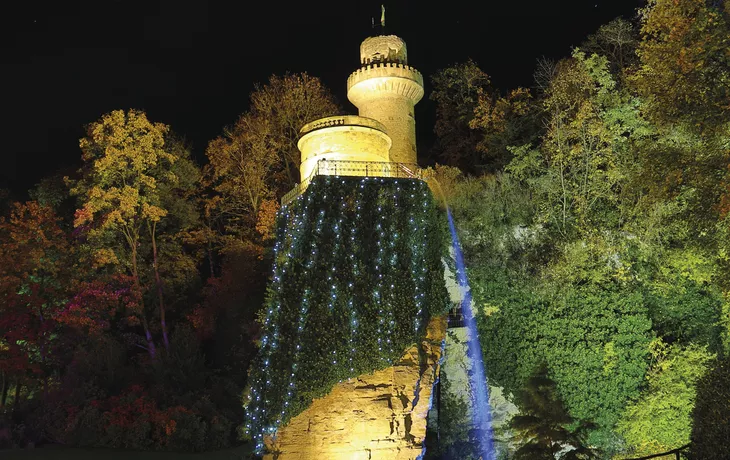 Lichtwasserfall Emichsburg