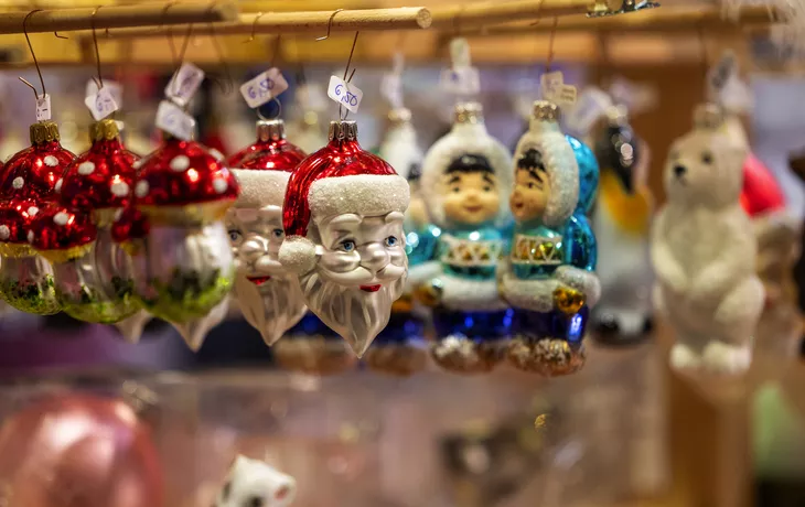 weihnachtlicher Christbaumschmuck aus Lauscha