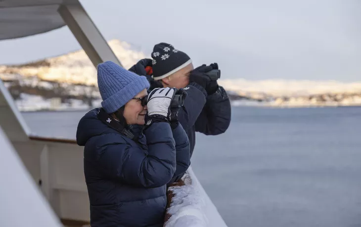 Hurtigruten, Naturbeobachtung an Bord