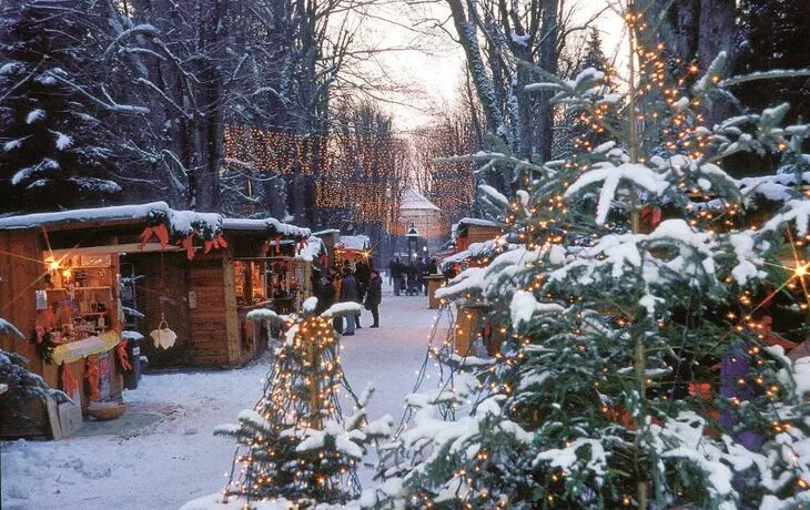 Weihnachtsmarkt in Steyr, Österreich