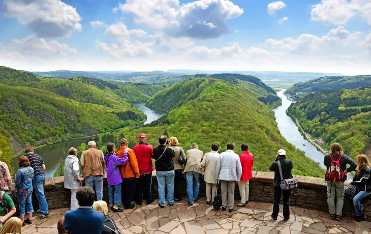 Saarschleife - Aussicht von der Cloef bei Orscholz