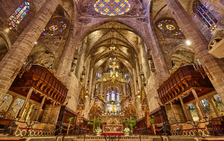 Innenansicht der Kathedrale von Palma de Mallorca