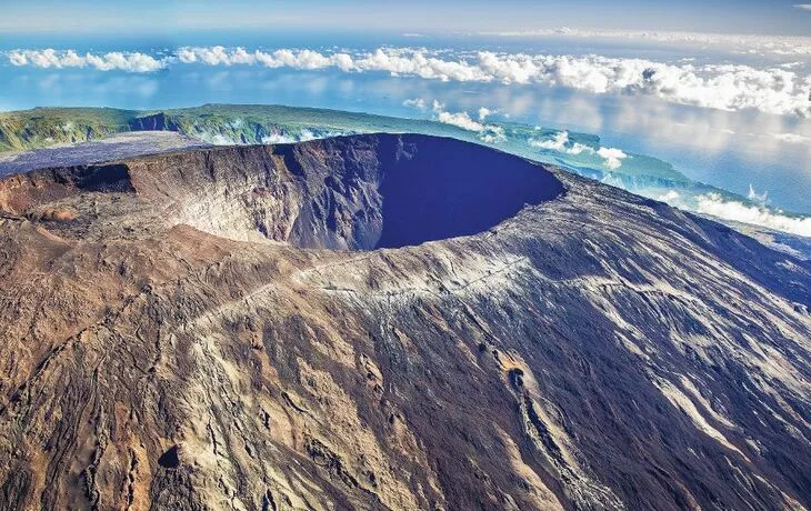 Vulkan Piton de la Fournaise auf La Reunion