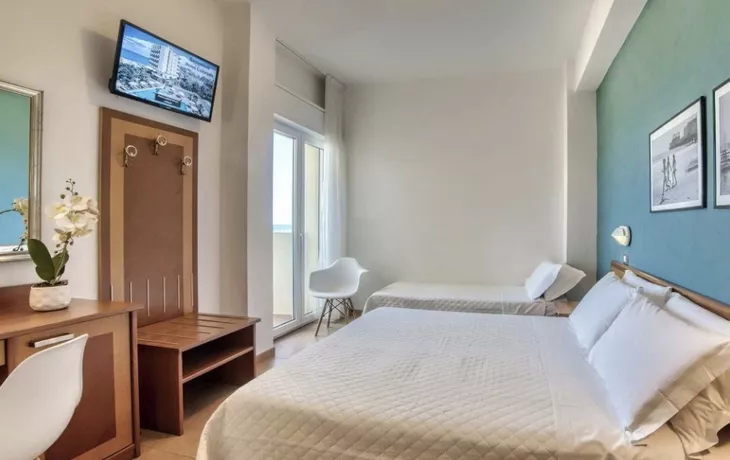 Zimmerbeispiel Doppelzimmer mit Zustellbett