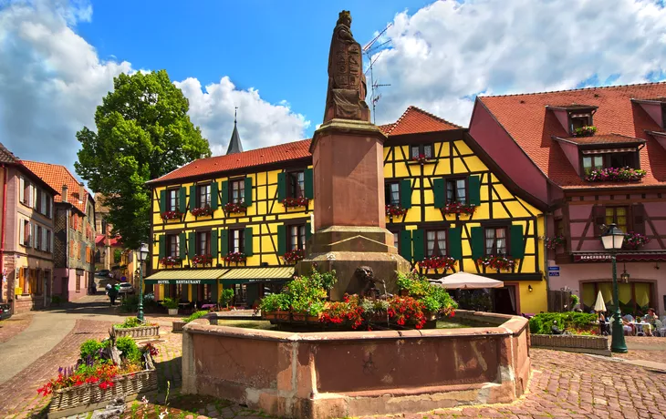 Ribeauvillé an der Elsässer Weinstraße