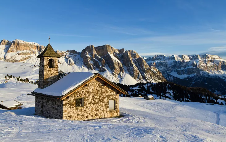 Kleine Bergkapelle im Val Gardena
