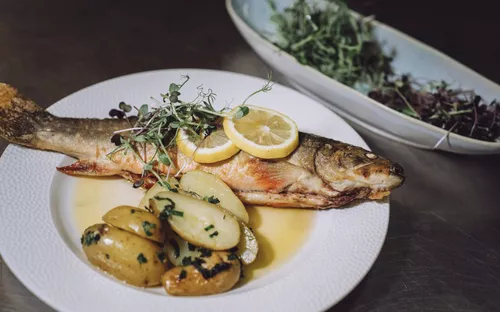 Schlosswirt Tegernsee, Saibling