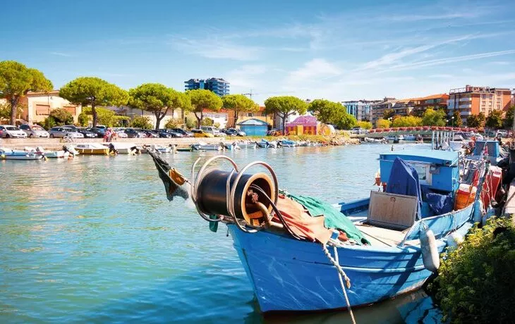 Grado an der Nordküste der Adia, Italien