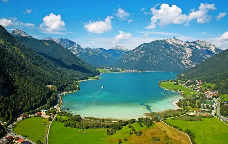 Achensee, Vogelperspektive / Luftbild vom Achensee in Tirol (Österreich)