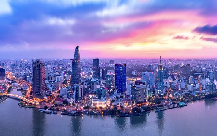 Luftbild von Ho Chi Minh Stadt