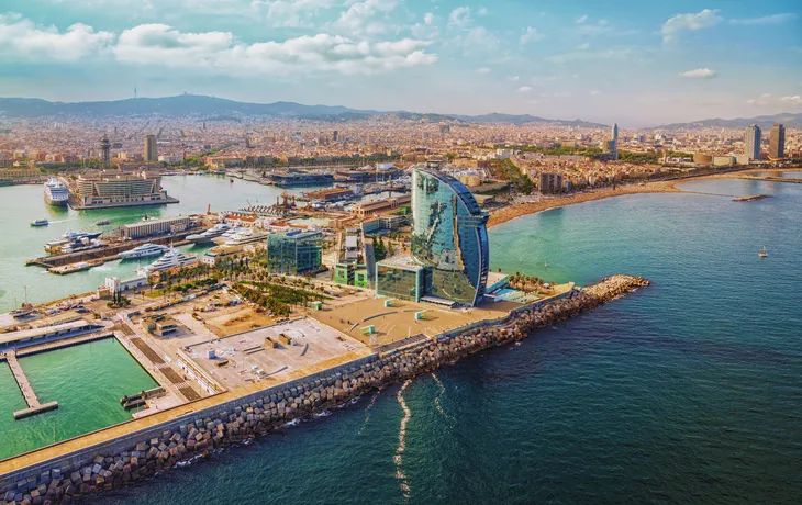 Barcelonas Küste