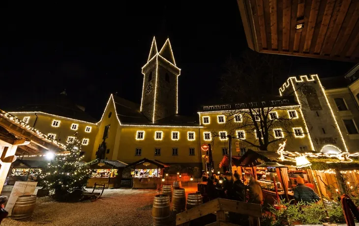 Weihnachtsmarkt in Bruneck im Südtiroler Pustertal