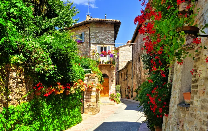 Hügelstadt Assisi in Umbrien