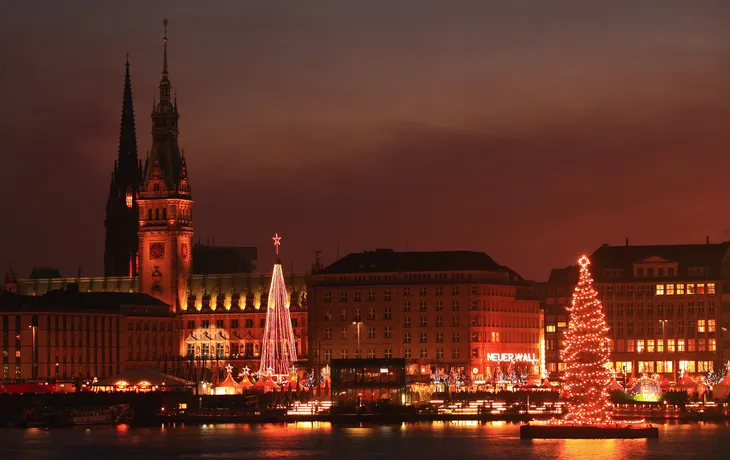 weihnachtliches Hamburg, Deutschland