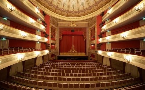 Der Zuschauerraum des Gärtnerplatztheaters