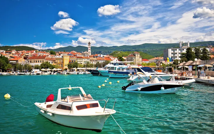 Crikvenica an der adriatischen Küste