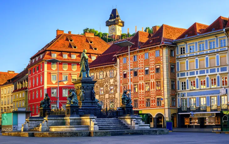 Zentraler Platz in der Grazer Altstadt