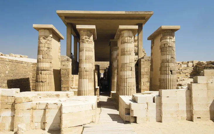 Saqqara, Tempel an der Stufenpyramide