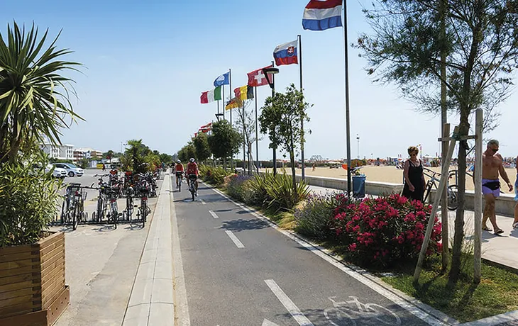 Radweg bei Bibione