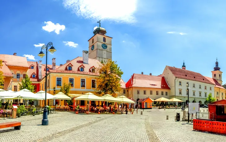 Großer Ring in Sibiu, Rumänien 