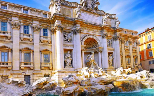Brunnen von Trevi,Rom. Italien.