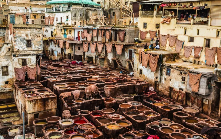 Ledergerberei in Fes