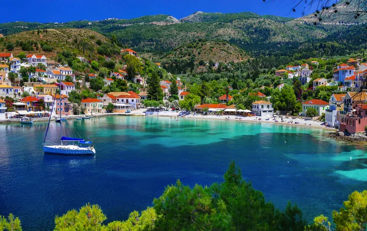 buntes Assos auf Kefalonia