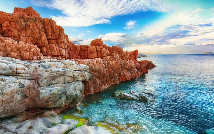 die Roten Felsen von Arbatax auf Sardinien