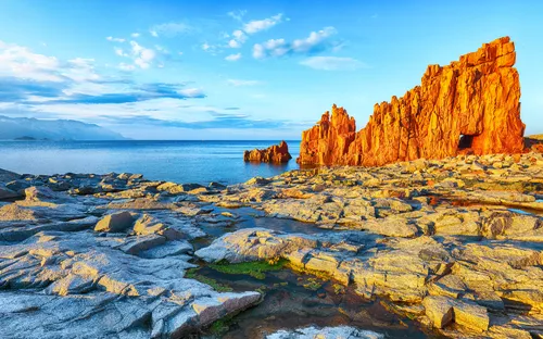 die Roten Felsen von Arbatax auf Sardinien