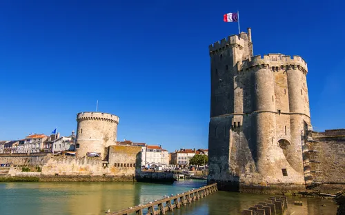 Hafen in La Rochelle, Frankreich