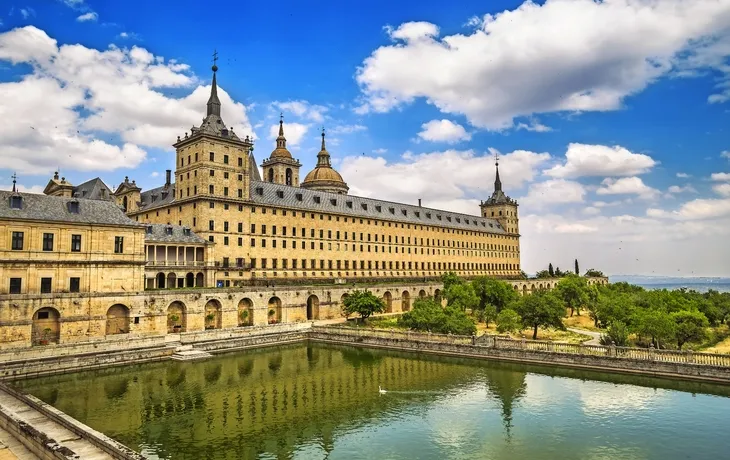 Königliche Kloster von San Lorenzo de El Escorial bei Madrid