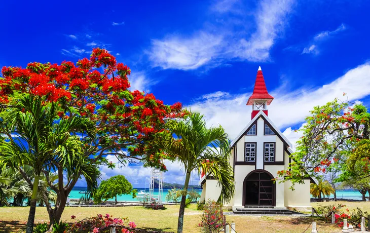 Kirche von Cap Malheureux auf der Insel Mauritius