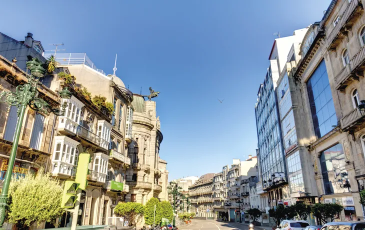 Stadtbild von Vigo, Spanien