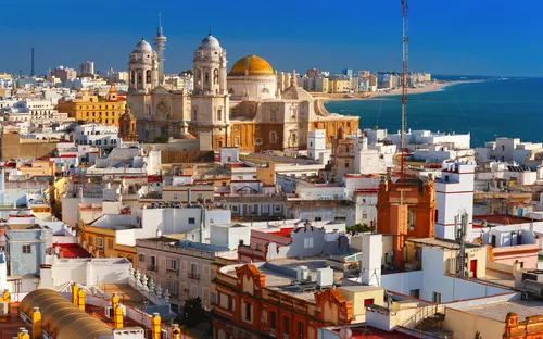 Cathedral de Santa Cruz in Cadiz, Spanien