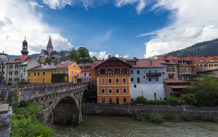 Alte Brücke in Murau, Österreich