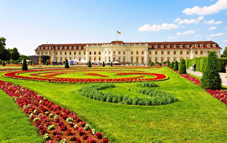 Residenzschloss Ludwigsburg im Sommer