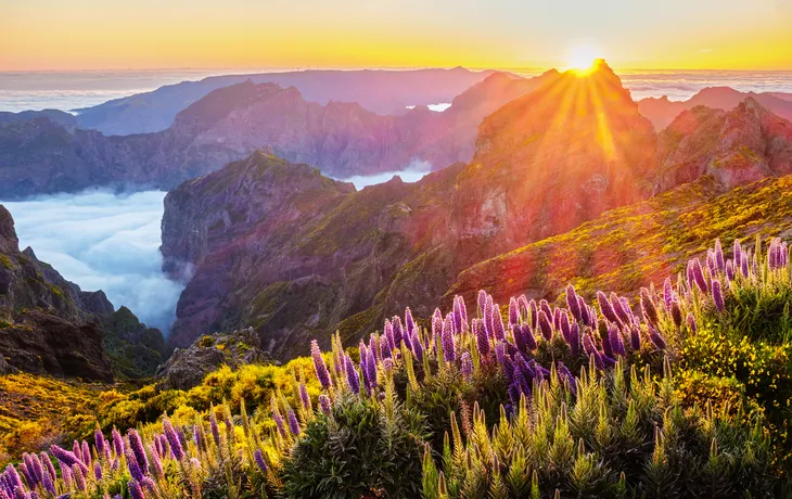 Blick vom Pico do Arieiro auf der Insel Madeira, Portugal