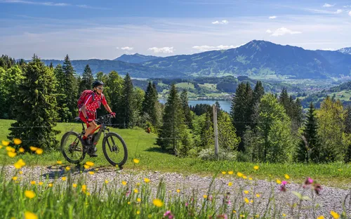 Mountainbikerin