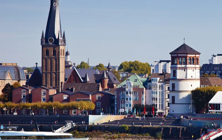 Altstadt von Düsseldorf am Rhein, Deutschland