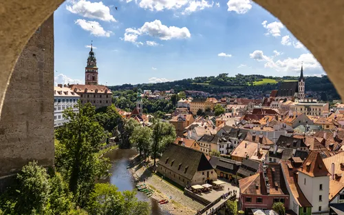 Blick auf Pilsen